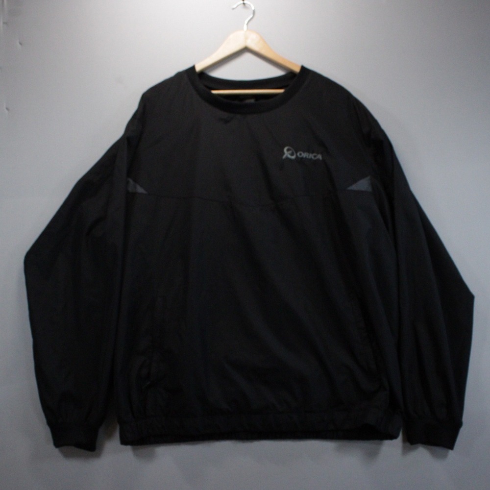 North End Orica Mens XXL Black Golf Windbreaker V Neck Pullover Sport Activewear